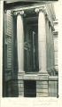 Side view of Macbride Hall east entrance, the University of Iowa, 1950s?