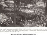 Commencement in June, on the campus, The University of Iowa, 1910s