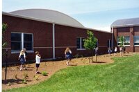  Notre Dame Elementary School Students and Butterfly Garden