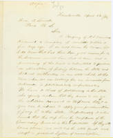 58. U.S. Rep. William A. Hall to Lincoln on disarming of Missouri militia company