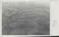 Contoured farmland belonging to Charles Reich