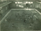 Water polo game in Men's Gymnasium, The University of Iowa, 1920s
