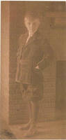 Boy Bill standing in suit 