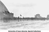 Governor's Day pass and review at Armory, The University of Iowa, 1931