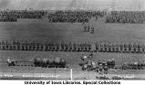 Governor's Day on Iowa Field, cadets receiving awards, The University of Iowa, 1925