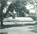 Greenhouse exterior, The University of Iowa, 1940s