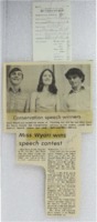 1973 - Miss Wyatt Wins Speech Contest
