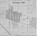 University Park, IA, 1913 map; Spring Creek Township; Mahaska County; Iowa