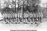 Officers at Camp Macbride, The University of Iowa, 1914