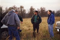 1998 Commissioners tour native grass CRP seedlings