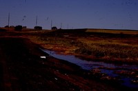 Larry Braby's Farm Before and After a Wetland Construction Project.
