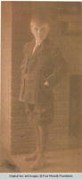 Boy Bill standing in suit