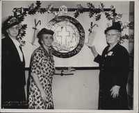 Class members of 1901 at a reunion event in 1949.