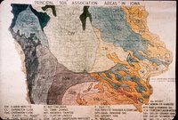 Map of Principal Soil Association Areas in Iowa.
