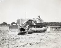 Man drives Altofer Cat D6 Bulldozer