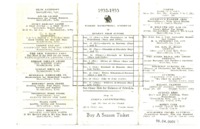 Basketball Schedule, 1932-1933