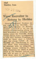WAVE recruiter to return to Sheldon