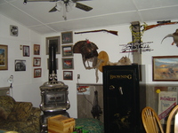 2007 Jack Strawhacker photos of room with animal trophies