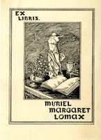 Muriel Margaret Lomax Bookplate 