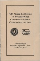 Soil Conservation Awards Banquet Program - 1995