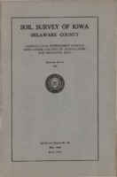 Soil Survey of Iowa: Delaware County. 