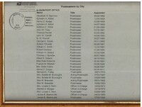 1854-1999 Past Post Masters, Albion, Iowa