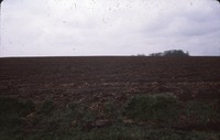 Erosion in a farm field.