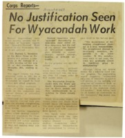 1963 - No Justification seen for Wyacondah Work