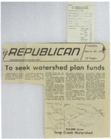 1971 - Soap Creek Watershed Plan To Seek finds