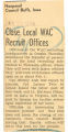 Close local WAC recruit offices