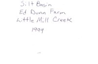 Little Mill Creek, 1999