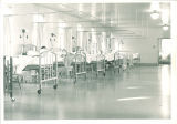 Beds in a ward at the hospital, the University of Iowa, Feb. 10, 1950