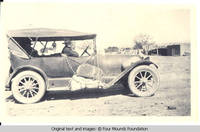 Man in car