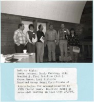 Group Award Certificate of Appreciation