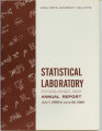 Statistical Laboratory Annual Report, July 1, 1968 to June 30, 1969