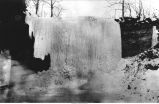 Cascade in winter, Burlington, Iowa, late 1890s or early 1900s