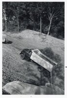 1977 Merrimac Construction Company Truck hauls dirt