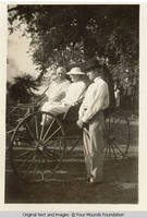 George and Viola in buggy
