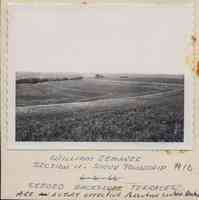 Seeded backslope terraces on the property of William Zemanek,  Section 11 - Sioux Township #10