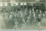 Boxing class in Old Armory, The University of Iowa, January 1925