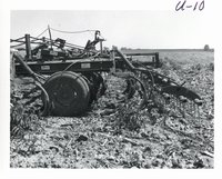 Russ Hartvigsen farm's minimum tillage equipment, 1969