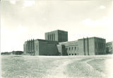 Theatre Building viewed from the northeast, The University of Iowa, 1930s