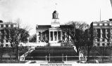 Old Capitol west facade, Iowa City, Iowa, between 1924 and 1970