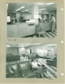 Main Library Circulation Services and study lounge, the University of Iowa, July 1954