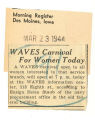 WAVES carnival for women today