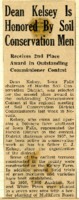 Commissioner award awarded to Dean Kelsey.