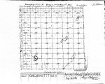Iowa land survey map of t087n, r032w