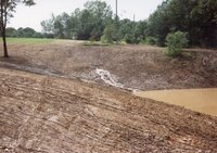 1995 New Pond Site of Art Kershner after heavy rain