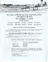 1996  Des Moines County Soil and Water Conservation District Information Review