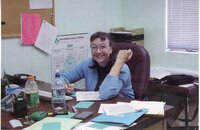 2000  NRCS Soil Conservationist  Deb Nace works in her office